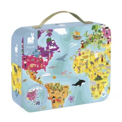Puzzle Planeta Azul 208 piezas - Janod