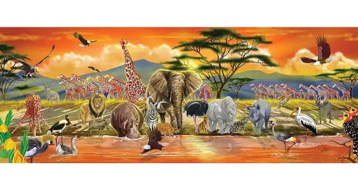 Puzzle Safari Gigante - 100 piezas - Melissa & Doug