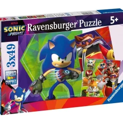 Puzzle Sonic 3x49 pcs - Ravensburger