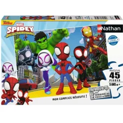 Puzzle Spidey y sus amigos 45 piezas - Nathan