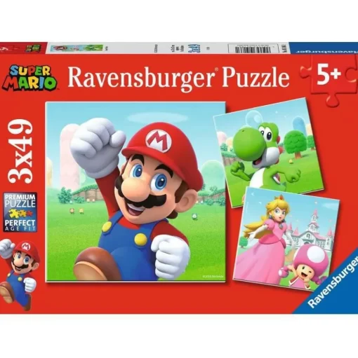 Puzzle Super Mario 3x49 pcs - Ravensburger
