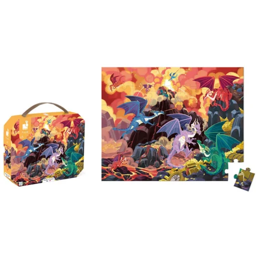 Puzzle Tierra De Dragones 54 piezas - Janod