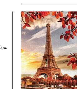 Puzzle Torre Eiffel en otoño 1000 piezas - Nathan