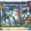 Puzzle T-Rex Jurassic World 3x49 uds - Ravensburger