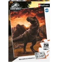 Puzzle T-Rex Jurassic World 3 250 piezas - Nathan