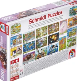 Puzzle Trío de caballos salvajes 200 pzs - Schmidt Spiele
