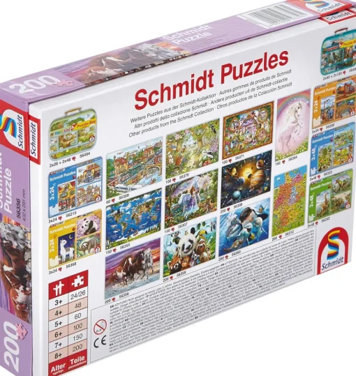 Puzzle Trío de caballos salvajes 200 pzs - Schmidt Spiele