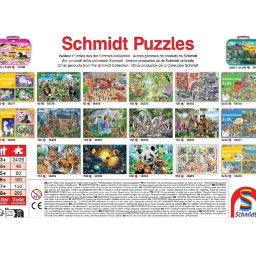 Puzzle Trío de caballos salvajes 200 pzs - Schmidt Spiele