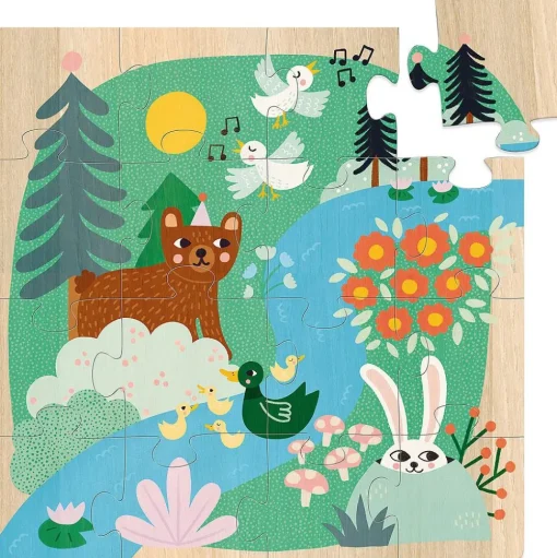 3 puzzles Animales del mundo - Vilac