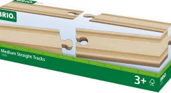 Rieles rectos medianos 144 mm - Brio