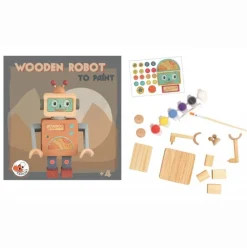 Robot de madera para pintar - Egmont Toys