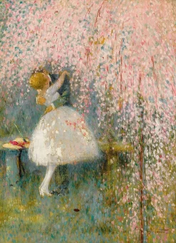 Romance bajo el árbol de la flor Picard - Puzzle Michèle Wilson