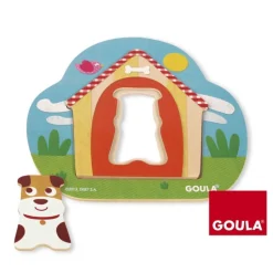 Rompecabezas de 3 niveles La casa del perro de Tobby - Goula