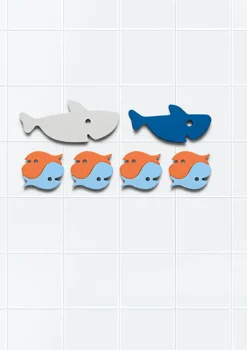 Rompecabezas de baño - Tiburones - Quut