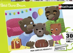 Rompecabezas de cumpleaños Little Brown Bear 30 piezas - Nathan
