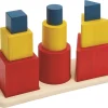 3 rompecabezas de incrustación de formas - Plan Toys