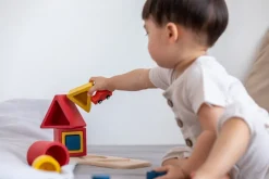 3 rompecabezas de incrustación de formas - Plan Toys