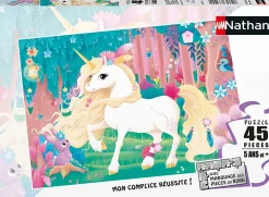 Rompecabezas de unicornio Jolie 45 piezas - Nathan