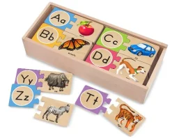 Rompecabezas del alfabeto inglés - Melissa & Doug