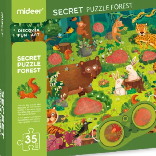 Rompecabezas del detective del bosque - Mideer