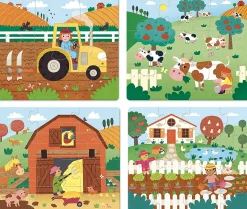 4 rompecabezas evolutivos Granja - Vilac