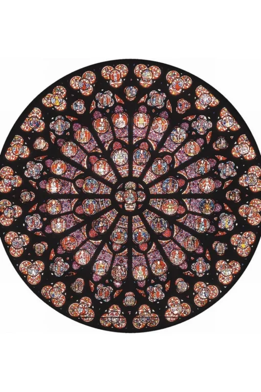 Rosetón de Notre Dame siglo XIII - Puzzle Michèle Wilson