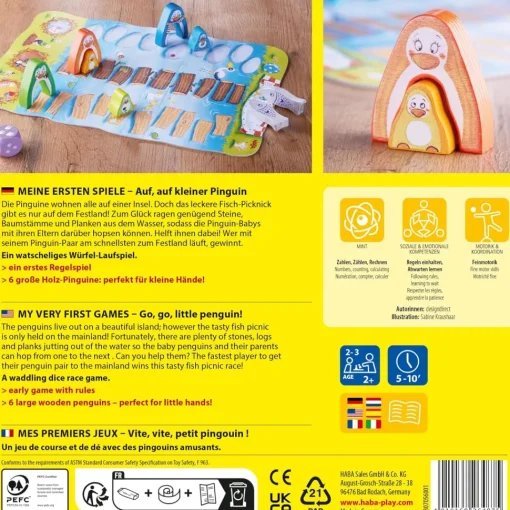 ¡Rápido, rápido, pequeño pingüino! - Haba