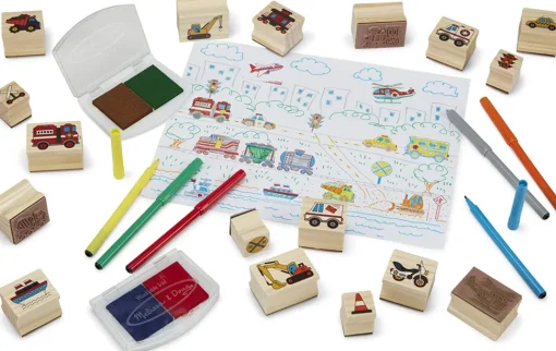 Sellos de vehículos - Melissa & Doug