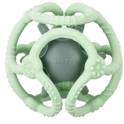 Set 2 balles silicone vert menthe - Nattou