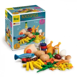 Set de alimentos de madera 75 piezas - Erzi