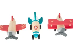 Set de aviones y cohete de tracción - Small foot company