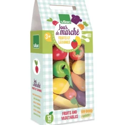 Set de frutas y verduras Día de mercado - Vilac