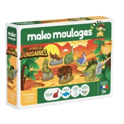 Set de moldeado Mundo de los dinosaurios - Mako Créations