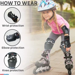 Set de protección infantil Skullz M - Kiddimoto