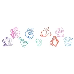Set de sellos de animales - Goki