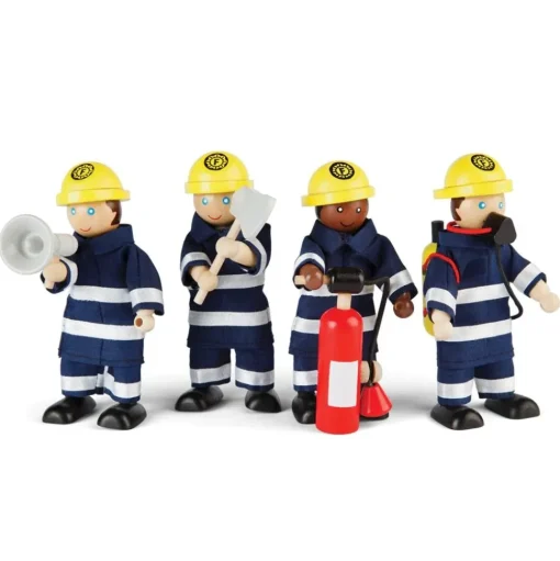 Set muñecos bomberos - Bigjigs Toys