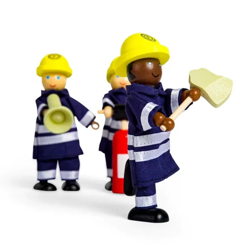 Set muñecos bomberos - Bigjigs Toys