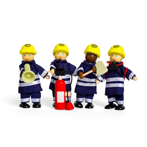 Set muñecos bomberos - Bigjigs Toys