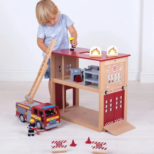 Set muñecos bomberos - Bigjigs Toys