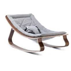 Silla de bebé LEVO en nogal - Gris - Charlie Crane