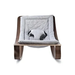 Silla de bebé LEVO en nogal - Gris - Charlie Crane