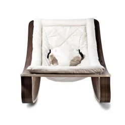 Silla de bebé LEVO en nogal - Blanco - Charlie Crane