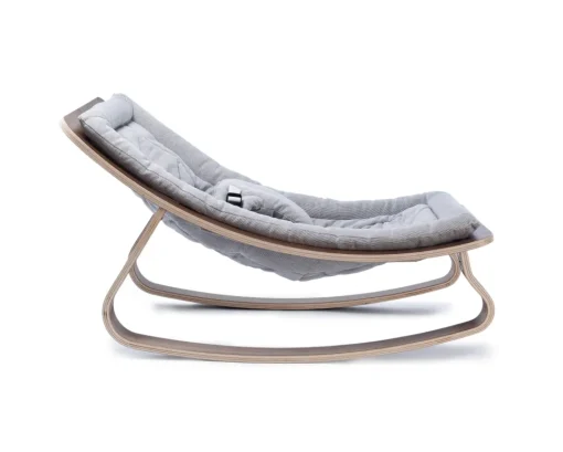 Silla de bebé LEVO en nogal - Gris - Charlie Crane