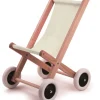 Silla de paseo de madera y tejido natural - Egmont Toys