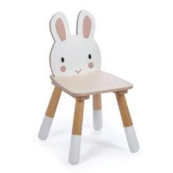 Silla infantil de madera Conejo de 30 x 30 x 47,5 cm - Tender Leaf Toys