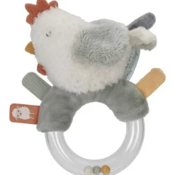Sonajero de aro pollo Little Farm - Little Dutch