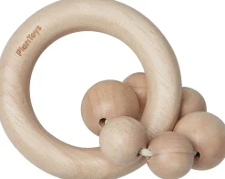 Sonajero de cuentas naturales - Plan Toys