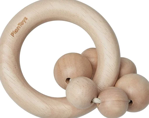 Sonajero de cuentas naturales - Plan Toys