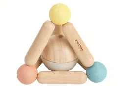 Sonajero triangular en color pastel - Plan Toys