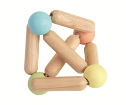 Sonajero triangular en color pastel - Plan Toys